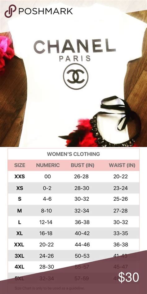 chanel sizes clothing|Chanel size conversion chart.